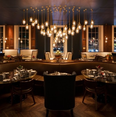 Luxury interior design! European Hotel Design Awards winner- Plum & Spilt Milk Restaurant
