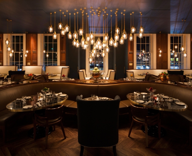 Luxury interior design! European Hotel Design Awards winner- Plum & Spilt Milk Restaurant