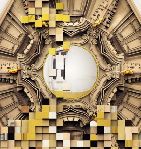 piccadilly luxury mirror - boca do lobo