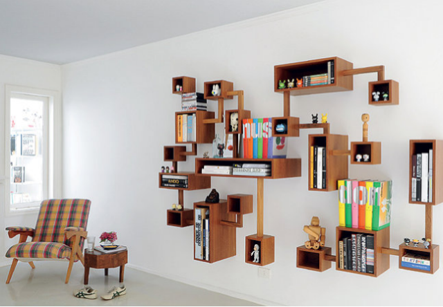 So, do you want a modern living room with a perfect bookshelf? 