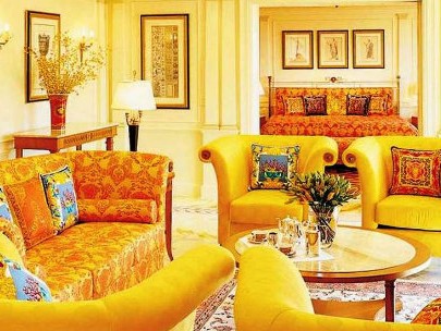 Ideas for modern spring decoration: yellow and green