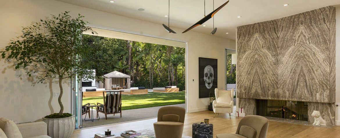 Mid-century modern home designed for a family to live in Beverly Hills