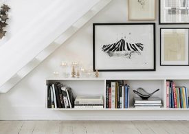 Unique table lamps inside Scandinavian interiors