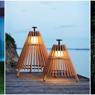 Outdoor floor lamps to use in a deck or patio