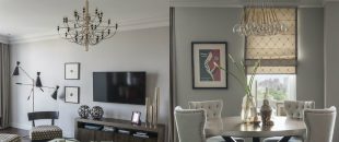 Modern Apartment in Kiev Mix Art Deco and American Style