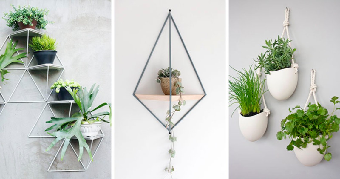 10 Modern Wall Mounted Plant Holders To Decorate Bare Walls (5)