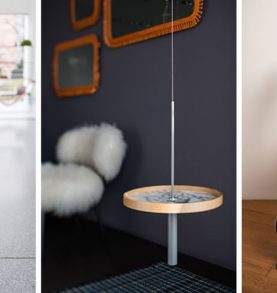 A Dramatic Suspended Side Table For Your Home Decor