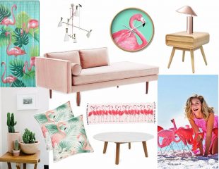 Mood Board: Feel The Pink Flamingo in Home Decor