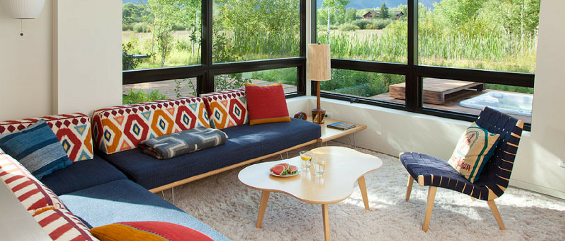 A Contemporary House Surrounded by Mountains