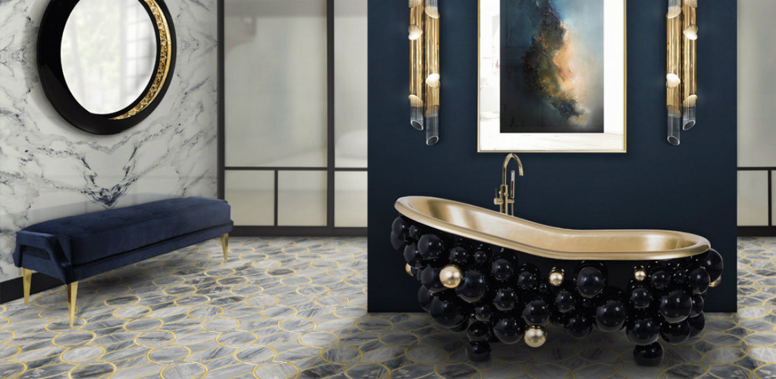 Bold statement art is invading luxurious bathrooms in 2019 f