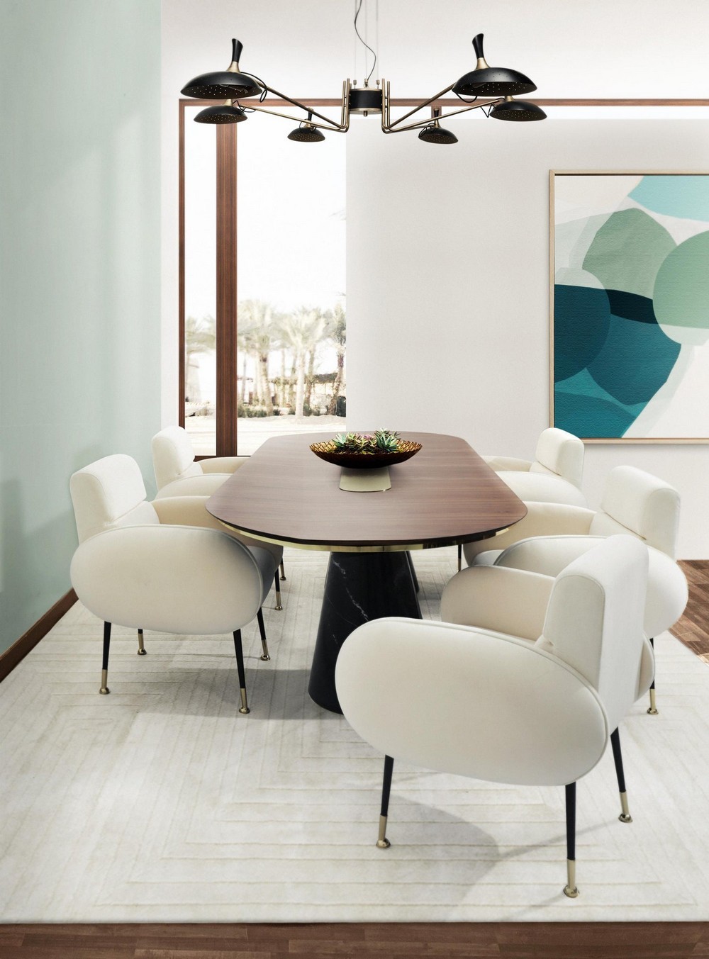 Art Deco Retro Vibe: The Dining Tables