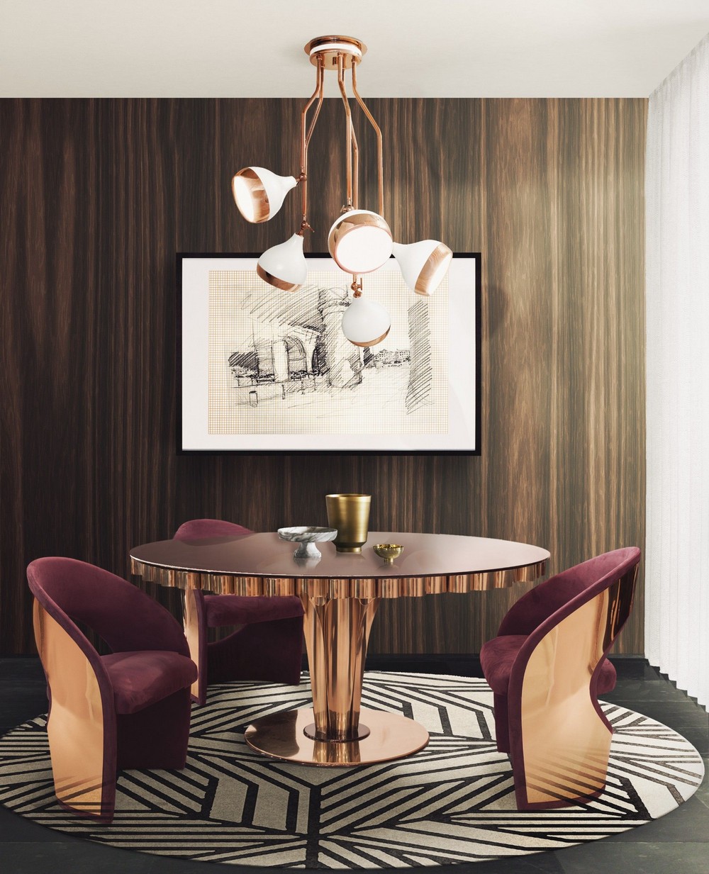 Art Deco Retro Vibe: The Dining Tables